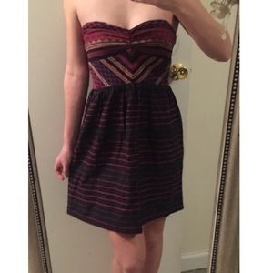 Strapless roxy dress